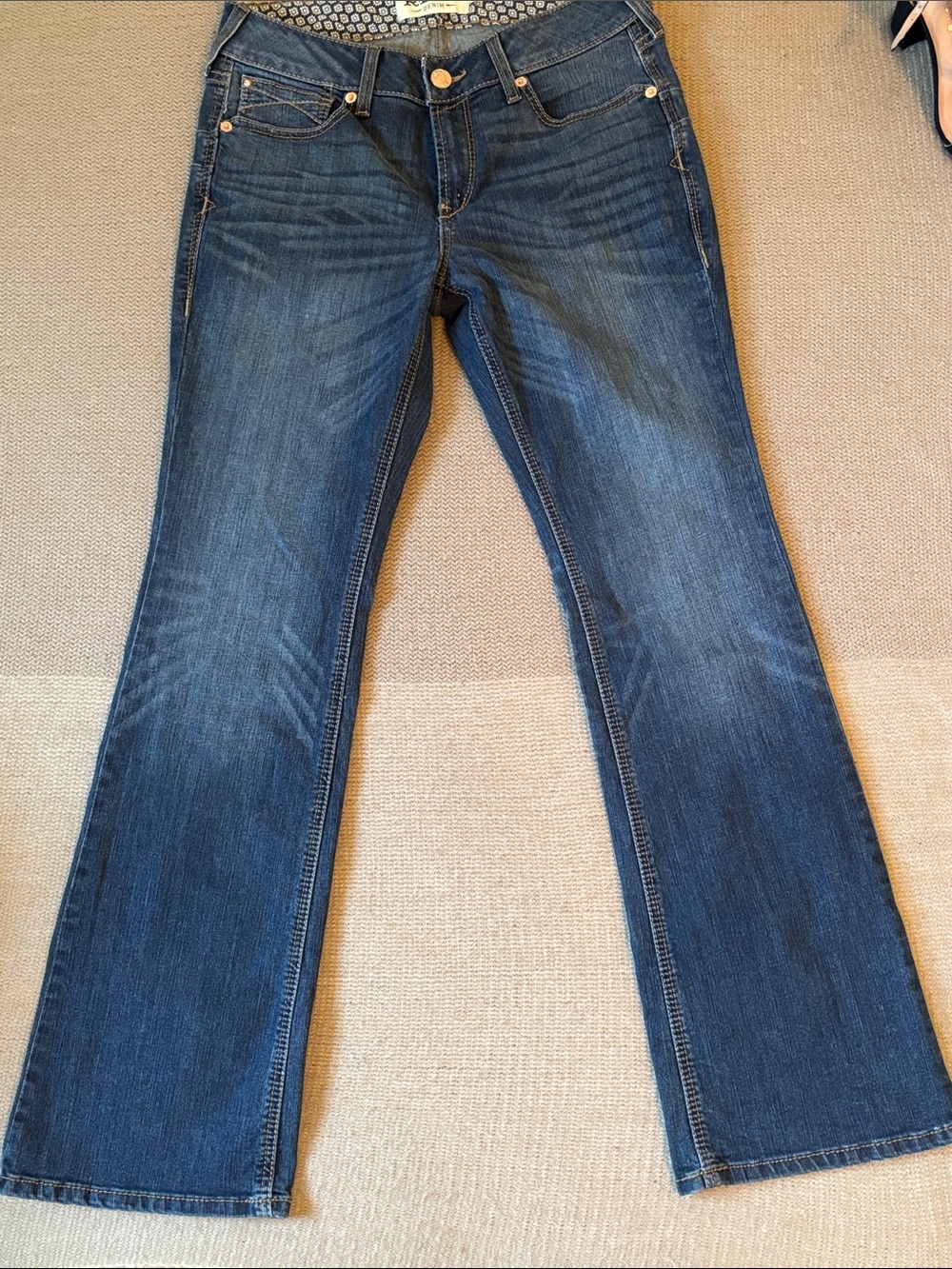 Ariat Women's Dark Blue Real Rosa Bootcut Jeans
